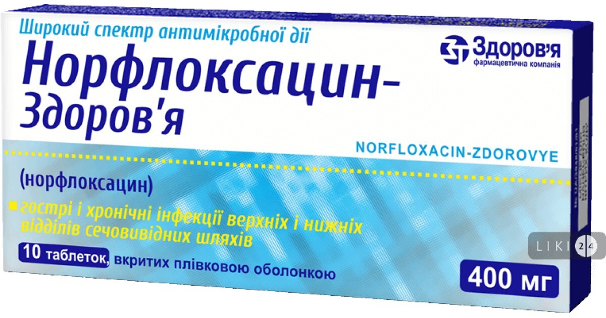 Норфлоксацин Цена