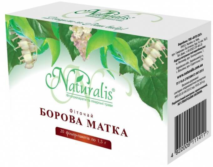 

Фіточай Naturalis Борова матка 1,5 г фільтр-пакет, №20, чай 1,5 г фільтр-пакет
