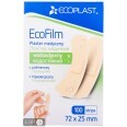 Пластырь Ecoplast EcoFilm медицинский водостойкий 72 х 25 мм, №100