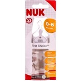 Бутылочка стеклянная NUK First Choice Plus 120 мл