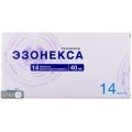 Езонекса табл. кишково-розч. 40 мг блістер №14