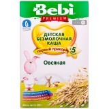 Дитяча каша Bebi Premium безмолочна вівсяна для дітей з 5 місяців, 200г