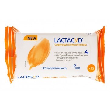 Влажные салфетки Lactacyd для интимной гигиены 15 шт: цены и характеристики