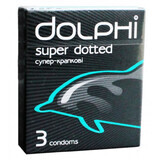 Презервативи Dolphi Super Dotted 3 шт