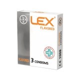 Презервативы Lex Flavored Strawberry Ароматизированные 3 шт
