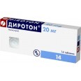 Диротон табл. 20 мг блистер №14