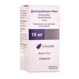 Доксорубицин-тева конц. д/р-ра д/инф. 10 мг фл. 5 мл