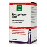 Доксорубицин-виста конц. д/р-ра д/инф. 10 мг фл. 5 мл