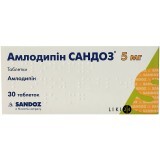 Амлодипин Сандоз табл. 5 мг №30