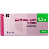 Дексаметазон табл. 0,5 мг блістер №10