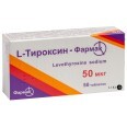 L-Тироксин-Фармак табл. 50 мкг №50