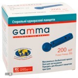 Ланцеты Gamma стерильные одноразовые 30G, №200