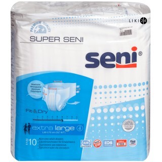 Подгузники для взрослых Seni Super Extra Large 10 шт
