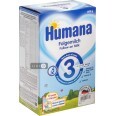 Молочная сухая смесь Humana 3 с пребиотиками галактоолигосахаридами с яблоком 600 г