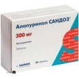 Аллопуринол табл. 300 мг блістер №50