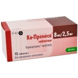 Ко-Пренеса табл. 8 мг + 2,5 мг блистер №90
