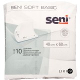 Одноразові пелюшки Seni Soft Basic 40х60 см 10 шт