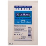 Пластир медичний бактерицидний H Dr. House 6 см х 10 см, на тканинній основі