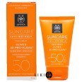 Солнцезащитный крем для лица Аpivita SunCare 3D Pro-Algae SPF 50 против морщин с оливой 50 мл