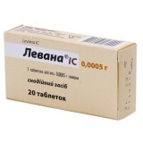 Левана ic табл. 0,5 мг, в пачці №20