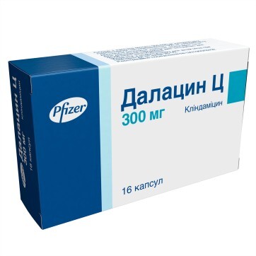 Далацин Ц капс. 300 мг блистер №16: цены и характеристики