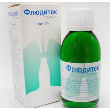 Купить Флюдитек сироп 5 % фл. 125 мл - инструкция, отзывы и цены в 358 ...