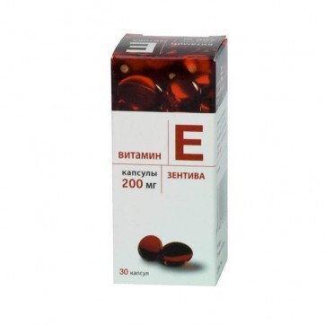 Витамин Е 200-Зентива капс. мягкие 200 мг фл. №30: цены и характеристики