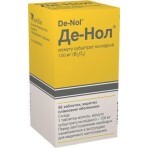 Де-Нол табл. п/плен. оболочкой 120 мг блистер №56: цены и характеристики