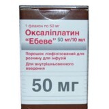 Оксаліплатин "ебеве" пор. ліофіл. д/р-ну д/інф. 50 мг фл.