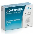 Донормил табл. шип. 15 мг туба №20