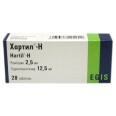 Хартил-H табл. 2,5 мг + 12,5 мг блистер №28