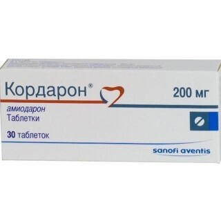 Кордарон табл. 200 мг блистер №30
