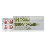 Левофлоксацин табл. в/о 500 мг №10