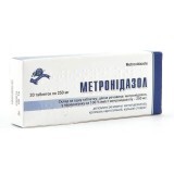 Метронідазол табл. 250 мг блістер №20