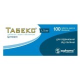 Табекс табл. в/о 1,5 мг №100
