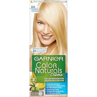 Стойкая крем-краска для волос Garnier Color Naturals ЕО супер блонд