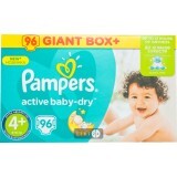 Подгузники Pampers Active Baby Maxi Plus 4+ 96 шт