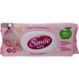 Важные салфетки Smile Baby Детские для новорожденных с клапаном 72 шт