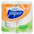 Туалетная бумага "рута" 100% Paper, белая №4
