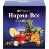 Фіточай Фітопродукт Норма-вага з ананасом №3 фільтр-пакет 1.5 г 20 шт