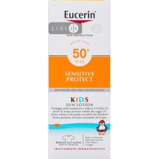 Детский солнцезащитный лосьон Eucerin SPF 50 150 мл