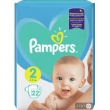 Подгузник Pampers New Baby Mini Размер 2 (4-8 кг), 22 шт