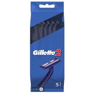 Одноразовые станки для бритья Gillette 2 мужские 5 шт