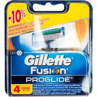 Сменные картриджи для бритья Gillette Fusion5 ProGlide мужские 4 шт