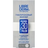 LIBREDERM Гиалуроновый 3D филлер Крем ночной д/лица 30мл 