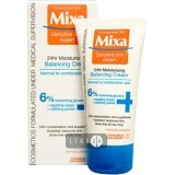 Увлажняющий крем Mixa Sensitive Skin для нормальной и комбинированной кожи лица 50 мл