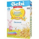 Дитяча каша Bebi Premium вівсяна молочна з 5 місяців, 250 г