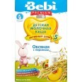 Детская каша Bebi Premium Овсяная с персиком с 5 месяцев молочная, 250 г