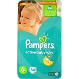 Подгузники Pampers Active Baby 6 Extra Large 13-18 кг 54 шт