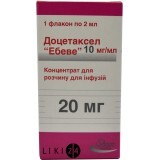 Доцетаксел "эбеве" конц. д/р-ра д/инф. 20 мг фл. 2 мл